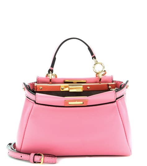 fendi micro peekaboo pink|fendi denim peekaboo.